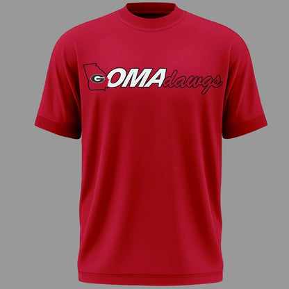 Limited Edition "Omadawgs" T-Shirt Georgia Baseball CWS2026