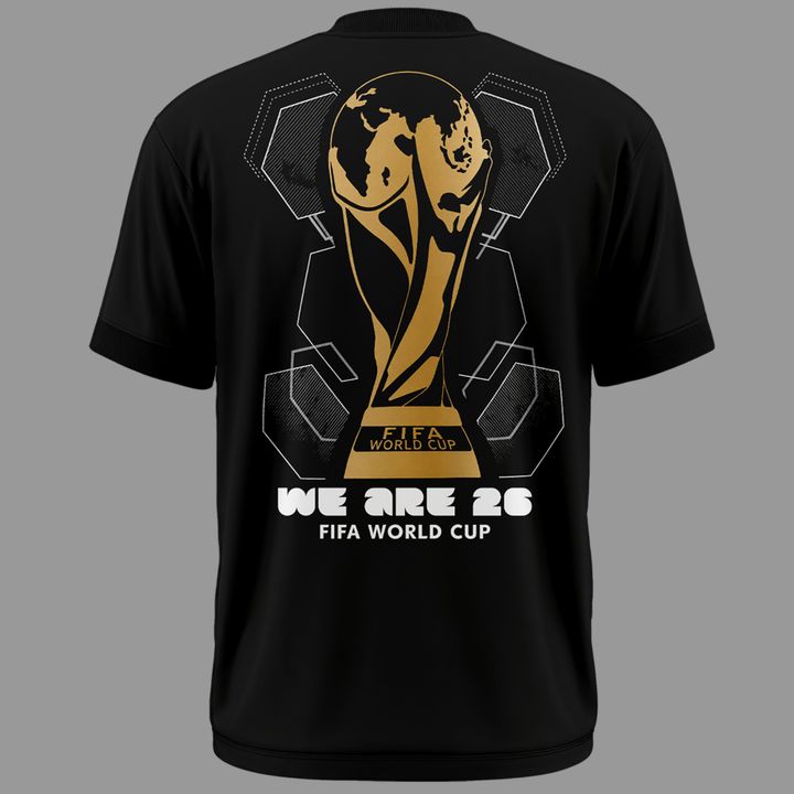 Exclusive Version FIFA World Cup 2026 Black Tshirt