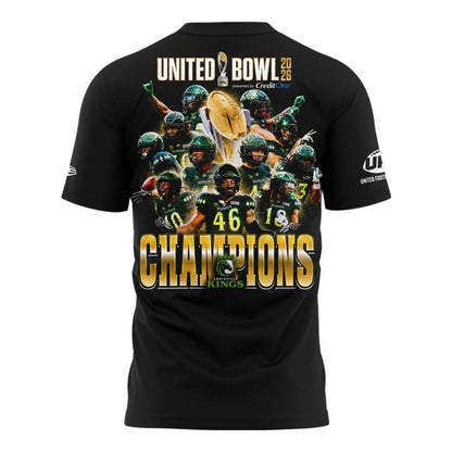 Louisville Kings 2026 Champions Black T-Shirt v3