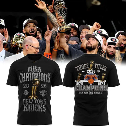 Unisex New York Knicks 2026 Finals Champions Locker Room T-Shirt