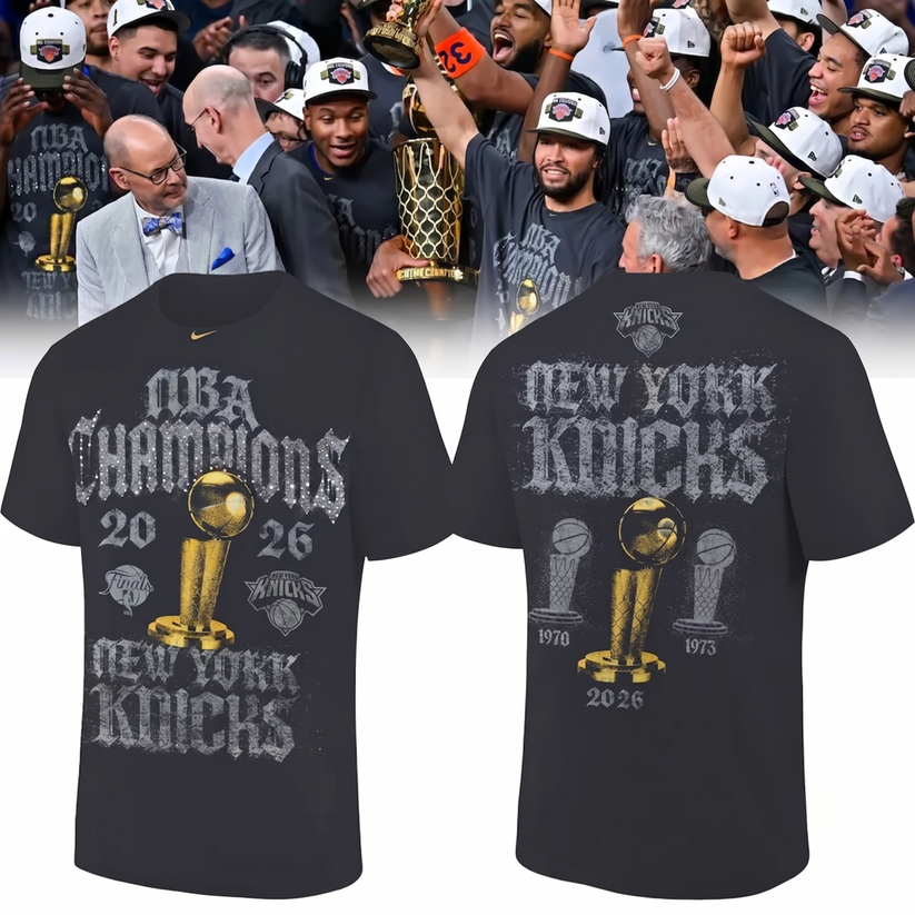 NY Knicks 2026 Finals Champions Limited Edition Locker Room Tshirt