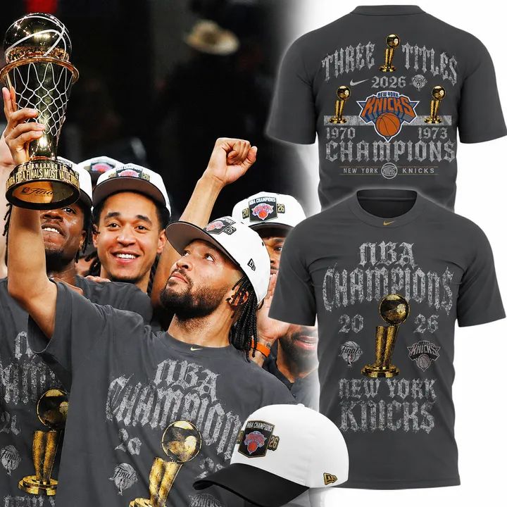 NY Knicks 2026 Finals Champions Limited Edition Locker Room Tshirt