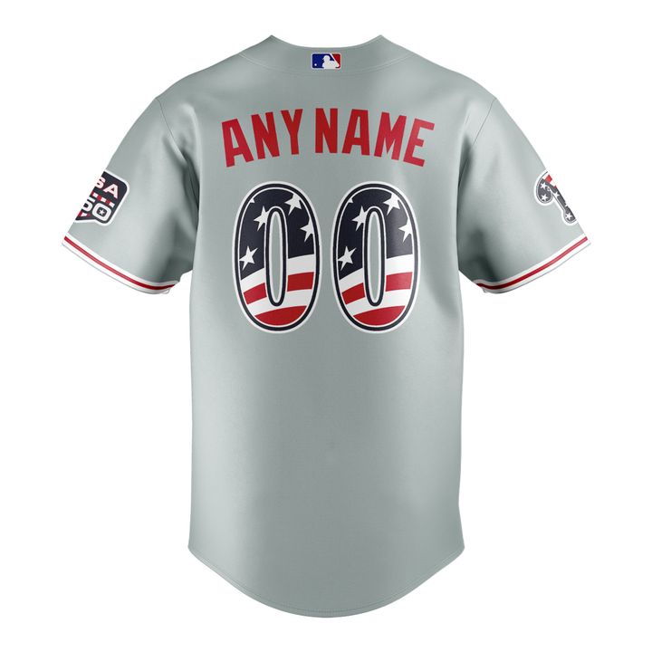 Philadelphia Phillies USA 250 Fourth of July Road Stadium Jersey