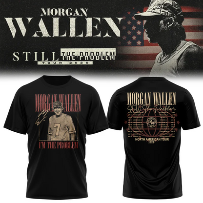 Exclusive Tshirt Morgan Wallen - Still The Problem Tour 2026 T-Shirt