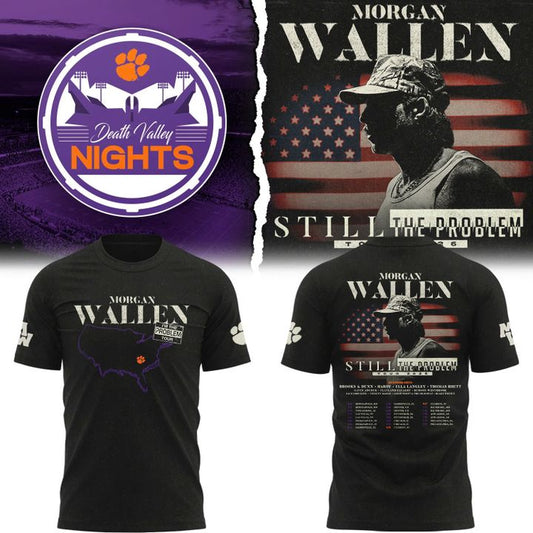 Morgan Wallen Still The Problem Tour x Clemson Tigers T-Shirt