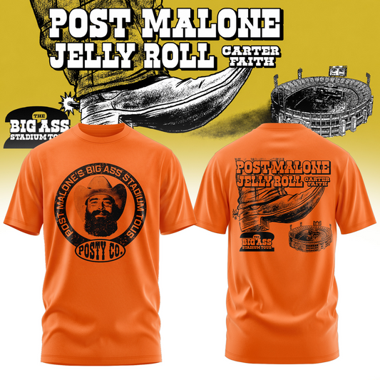 Limited 2026 Post Malone - THE BIG ASS Stadium Tour Part 2 T-Shirt
