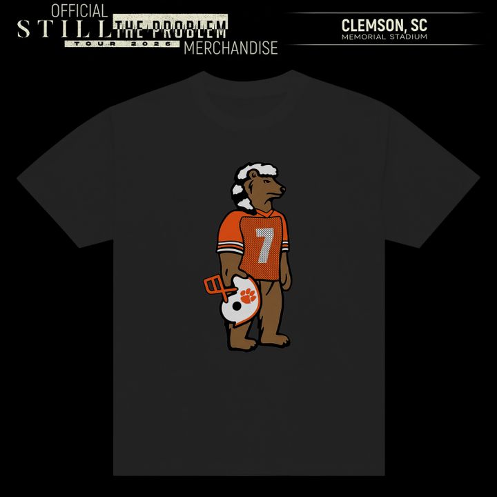 Clemson Tigers x Mogan Wallen Black Tee