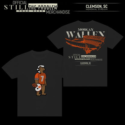 Clemson Tigers x Mogan Wallen Black Tee