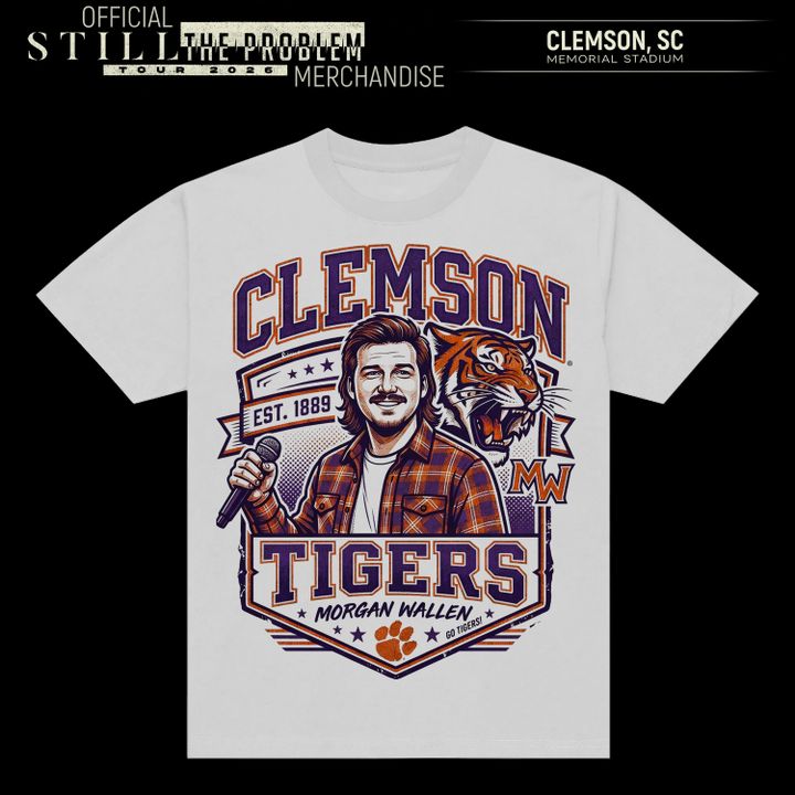 Clemson Tigers x Mogan Wallen Graphic Tee