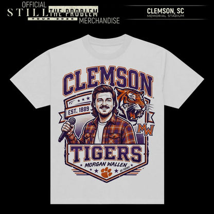 Clemson Tigers x Mogan Wallen Graphic Tee
