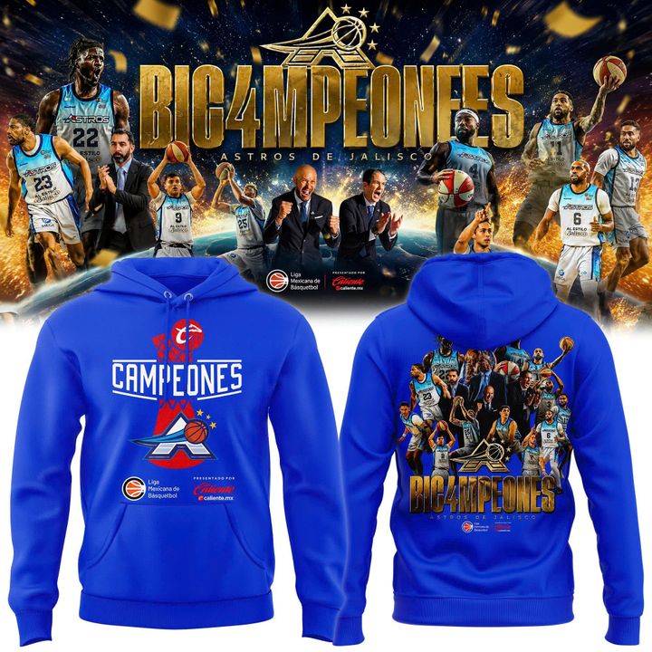 Astros de Jalisco 2026 CIBACOPA Champions Basketball Hoodie(v6)