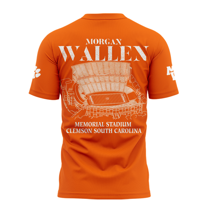 Limited edition Morgan Wallen tour Clemson Memorial Stadium 2026 - Tshirt