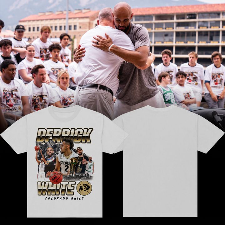 Limited Edition Derrick White x Colorado Buffaloes White Tee