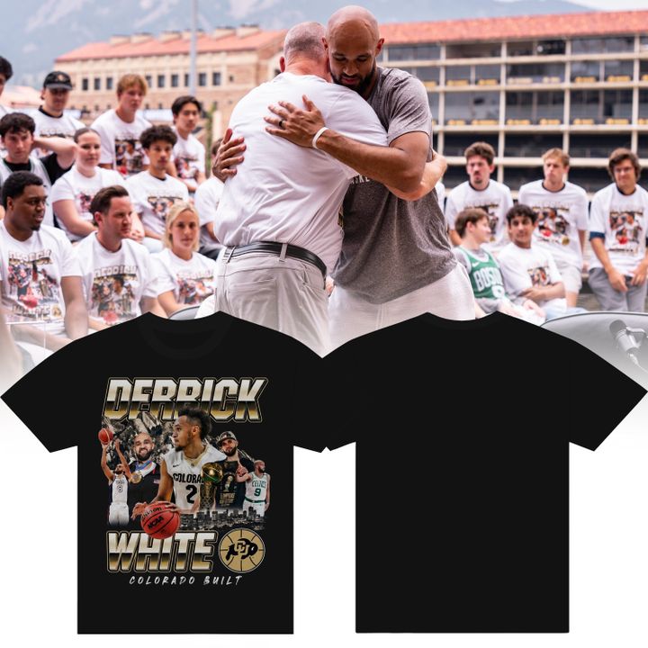 Limited Edition Derrick White x Colorado Buffaloes Black Tee