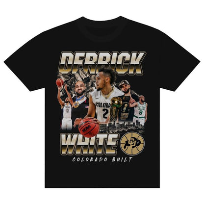 Limited Edition Derrick White x Colorado Buffaloes Black Tee
