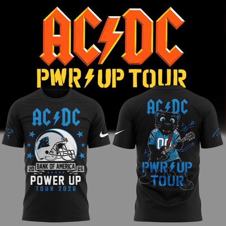 01. Perfect Tshirt AC/DC x Carolina Panthers - Power Up Tour 2026 T-Shirt