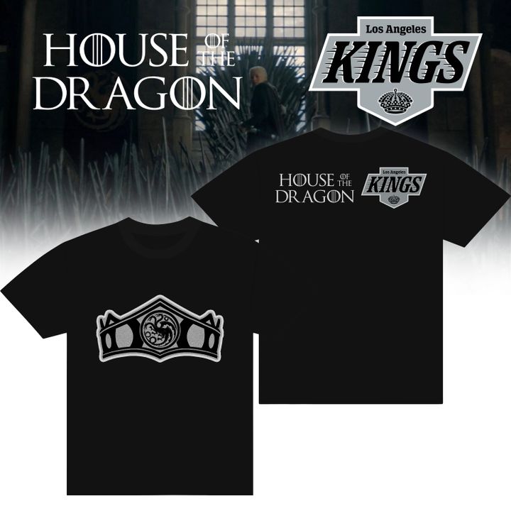 Los Angeles Kings × House of the Dragon: The Rightful Queen Black Limited Edition Tee