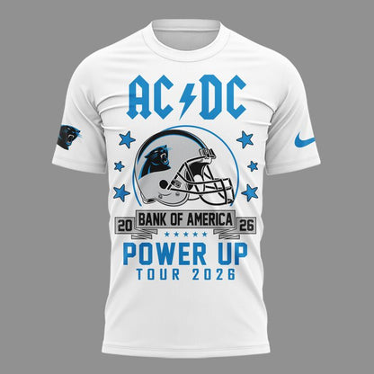 Exclusive 2026 Power Up Tour AC/DC x Carolina Panthers T-Shirt