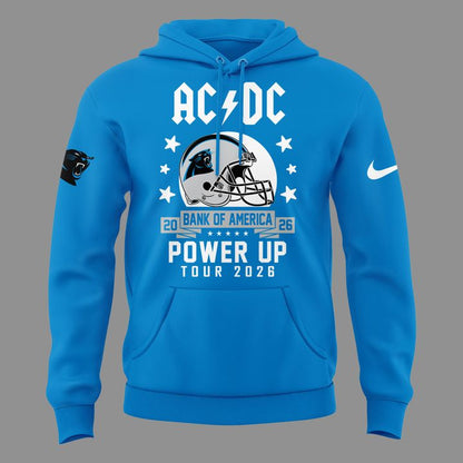 Special Power Up Tour 2026 AC/DC x Carolina Panthers Hoodie