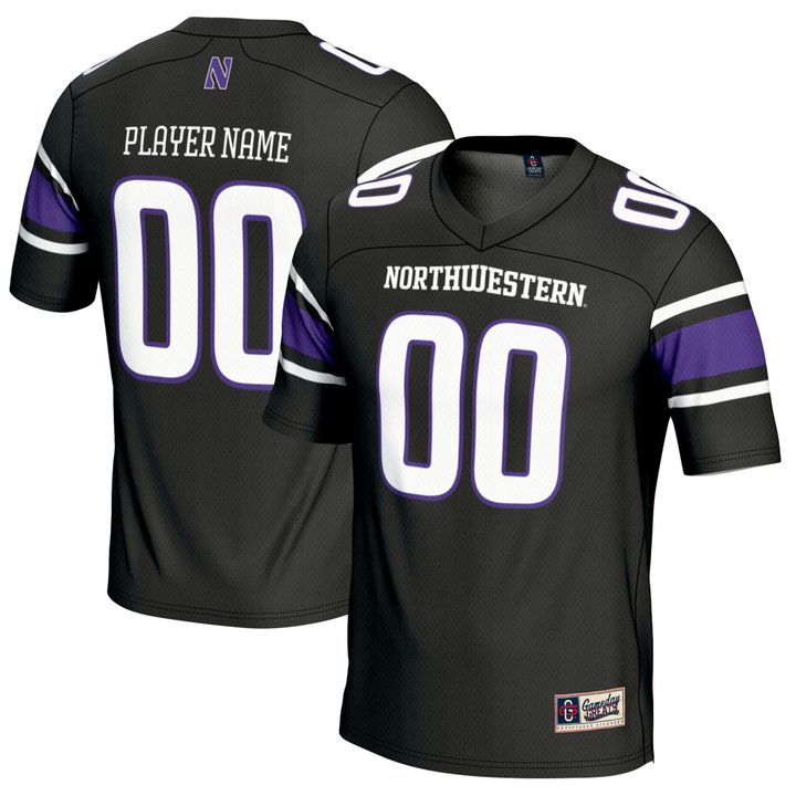 Northwestern Wildcats GameDay Greats NIL Pick-A-Player Football Jersey - Black