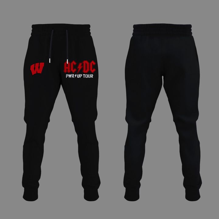 06. Special Hoodie AC/DC x Wisconsin Badgers Football - Power Up Tour 2026 Hoodie