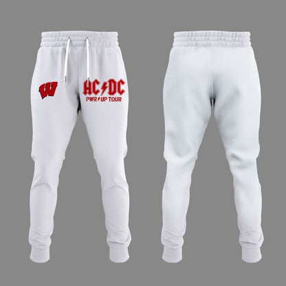 10. Limited Hoodie AC/DC x Wisconsin Badgers Football - Power Up Tour 2026 Hoodie