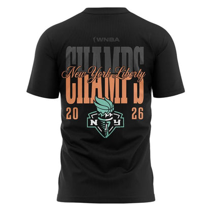 New York Liberty Seafoam 2026 COMMISSIONER’S CUP CHAMPIONS T-shirt