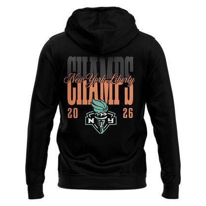 New York Liberty Seafoam 2026 COMMISSIONER’S CUP CHAMPIONS Hoodie