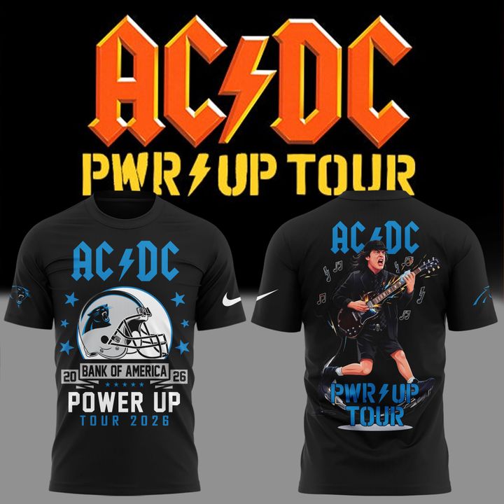 05. Perfect Tshirt AC/DC x Carolina Panthers - Power Up Tour 2026 T-Shirt