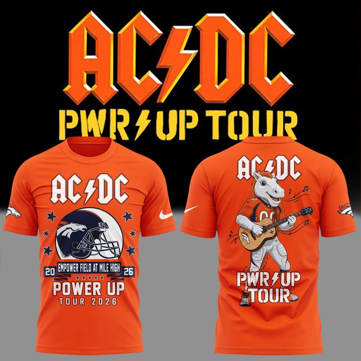 03. AC/DC x Denver Broncos - Power Up Tour 2026 T-Shirt