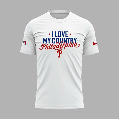 2026 I Love My Country Philadelphia T-Shirt