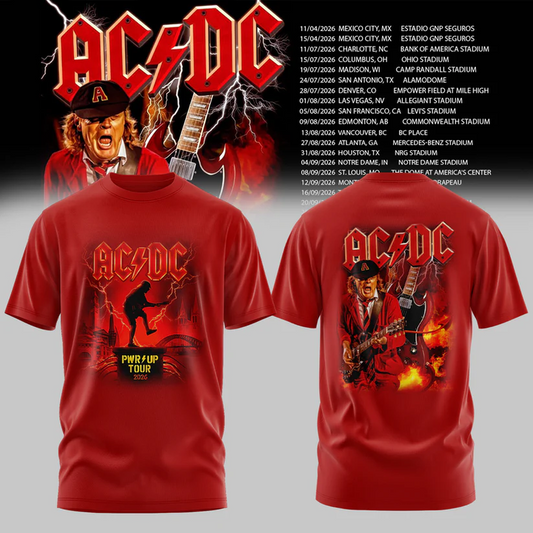 Perfect Edition AC/DC Power Up Tour 2026 T-Shirt