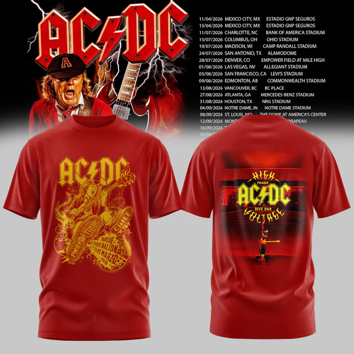 Perfect Edition AC/DC Power Up Tour 2026 T-Shirt