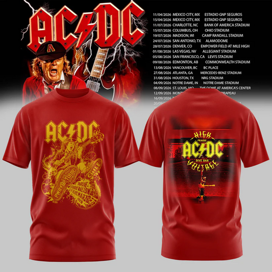Perfect Edition AC/DC Power Up Tour 2026 T-Shirt