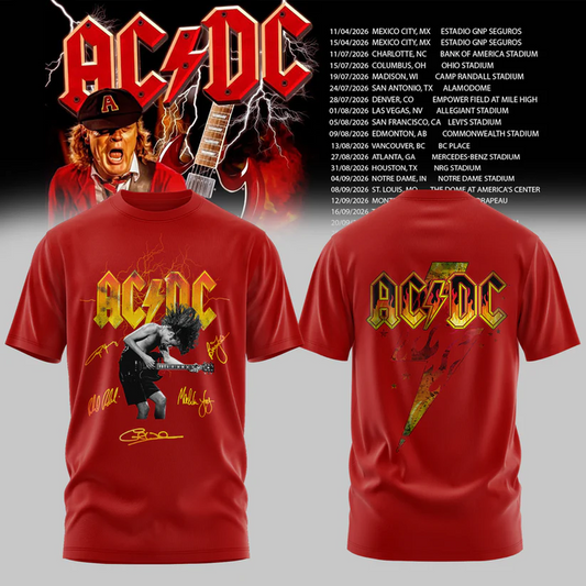 Perfect Edition AC/DC Power Up Tour 2026 T-Shirt
