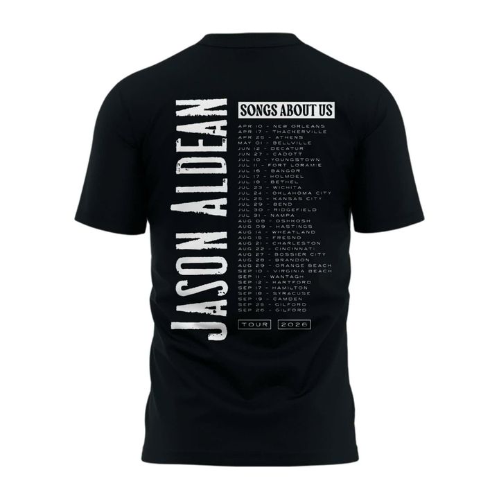 Jason Aldean Songs About Us Tour T-Shirt