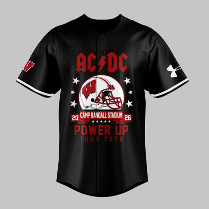 02.2. AC/DC x Wisconsin Badgers Football - Power Up Tour 2026 Jersey