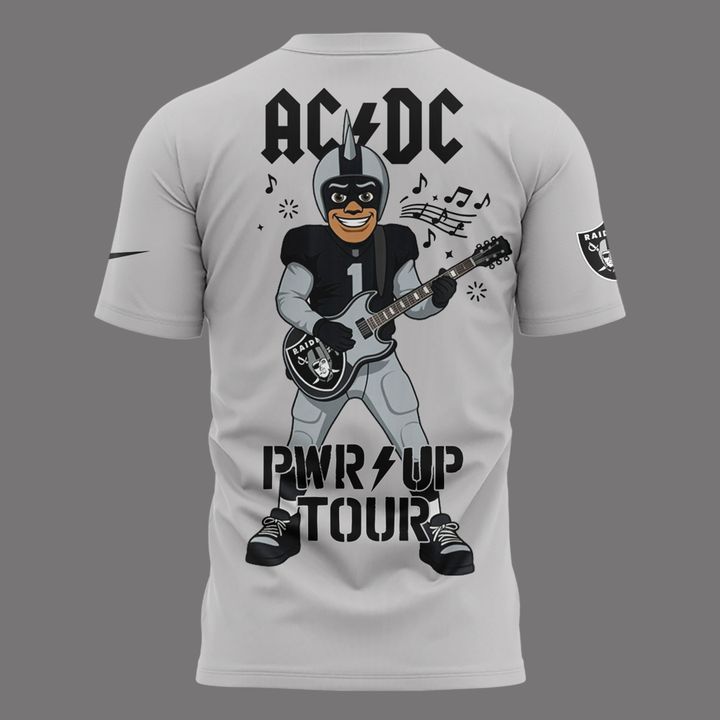 02. Exclusive AC/DC x Las Vegas Raiders - Power Up Tour 2026 T-Shirt