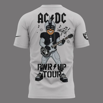 02. Exclusive AC/DC x Las Vegas Raiders - Power Up Tour 2026 T-Shirt