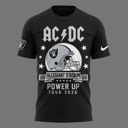 03. Perfect Tshirt AC/DC x Las Vegas Raiders - Power Up Tour 2026 T-Shirt