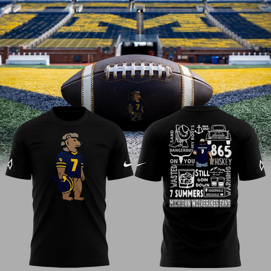 Limited Edition MW x Michigan Wolverines Football - Still The Problem Tour 2026 T-Shirt