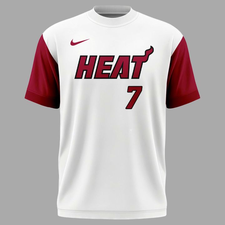 Giannis Antetokounmpo Miami HEAT White T-Shirt