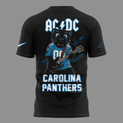 01.3. New Shirt Carolina Panthers x AC/DC - Power Up Tour 2026 T-Shirt