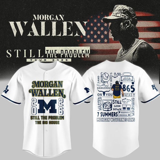 Perfect Still The Problem Tour 2026 - Michigan Football x MW Jersey