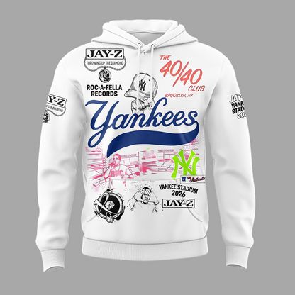 Exclusive Version JAŸ-Z x New York Yankees Hoodie 2026