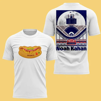 12. Perfect 2026 Noah Kahan x Chicago Cubs - The Great Divide Tour 2026 T-Shirt