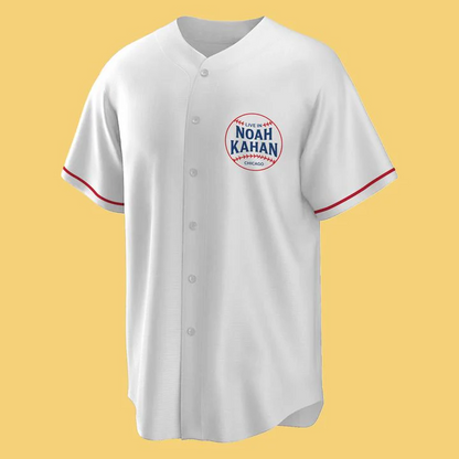08. New Jersey Noah Kahan x Chicago Cubs - The Great Divide Tour 2026 Baseball Jersey