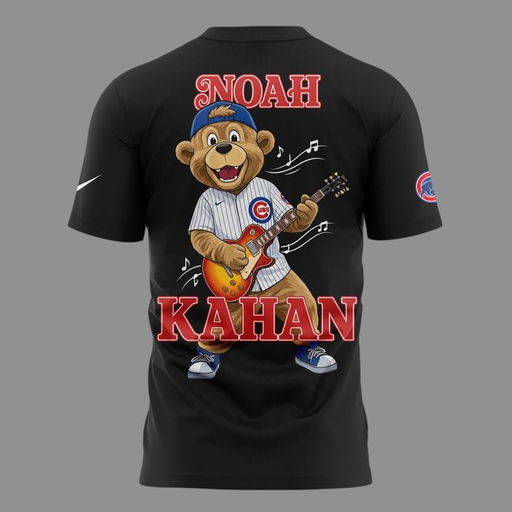03.08. Black Tshirt Noah Kahan x Chicago Cubs - Wrigley Field Event Shirt - The Great Divide Tour 2026 T-Shirt
