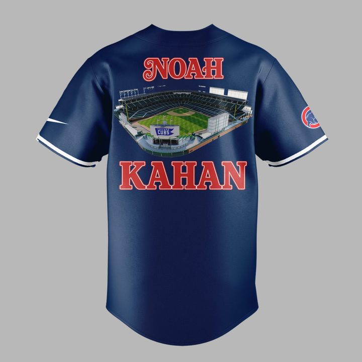 10. Special Jersey Noah Kahan x Chicago Cubs - The Great Divide Tour 2026 Baseball Jersey