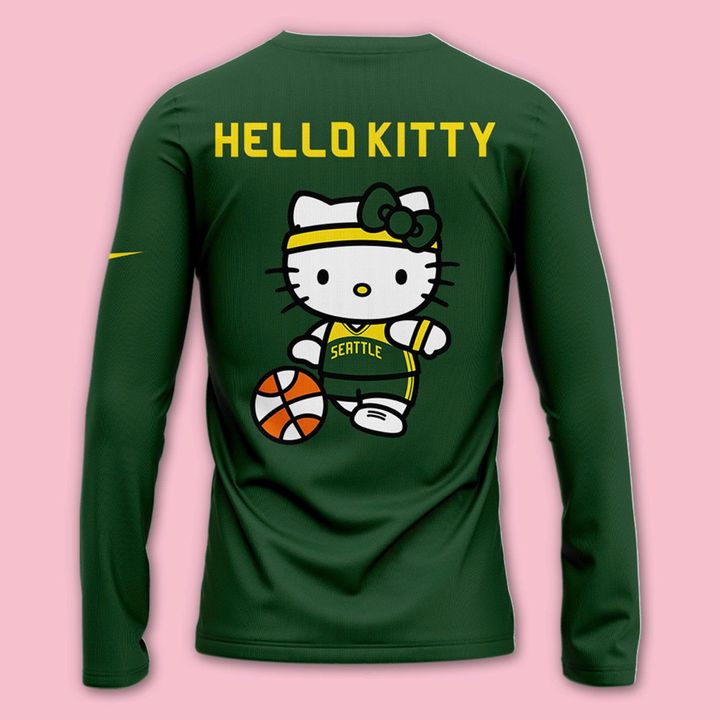2026 Limited edition Long Sleeve Seattle Storm x Hello Kitty
